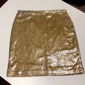 White House Black Market sequin skirt